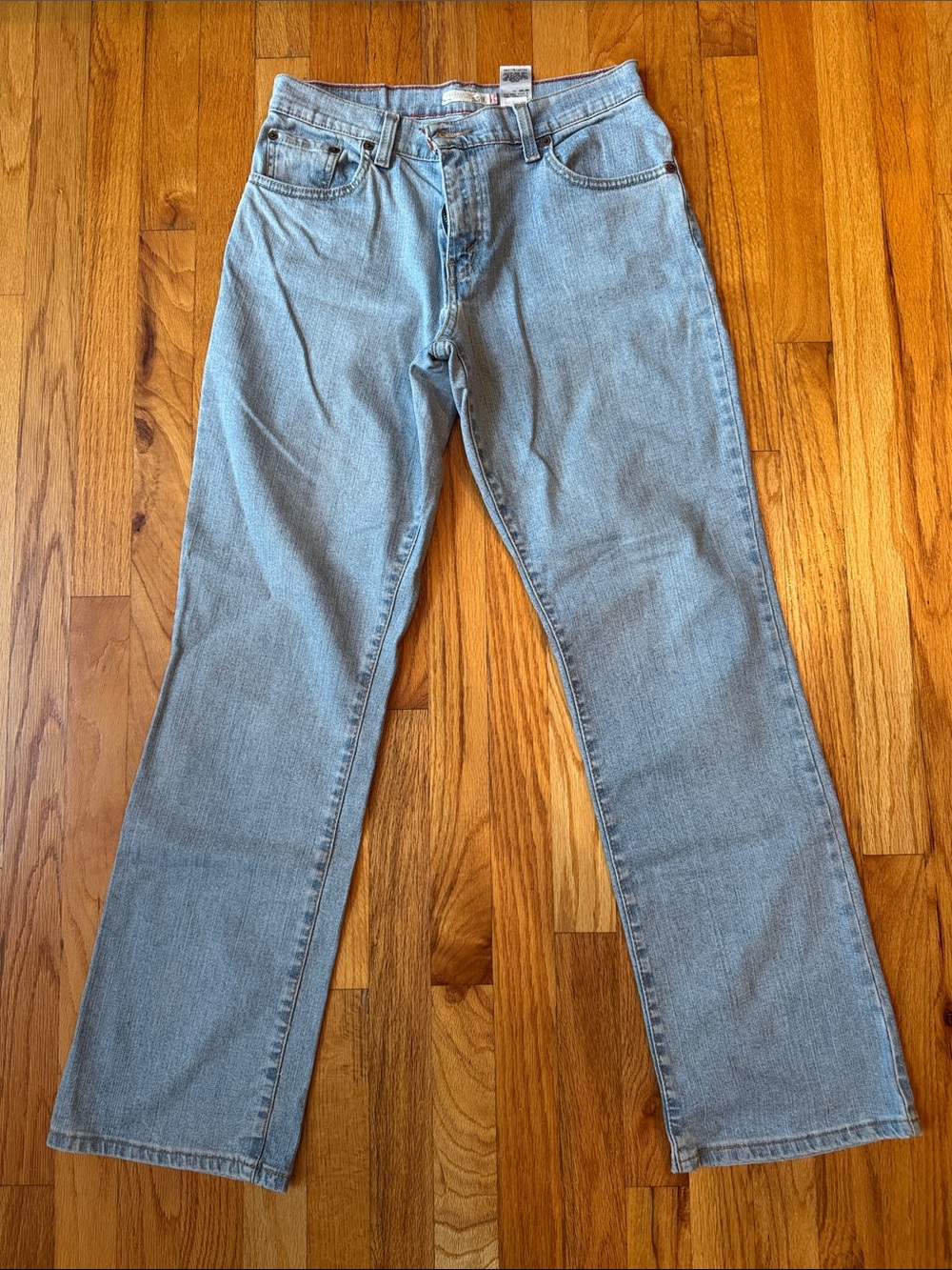 Levi light wash bootcut jeans